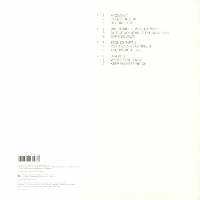 Lewis Taylor – Stoned Part II (2xLP, Be With Records, 2023) Back Cover