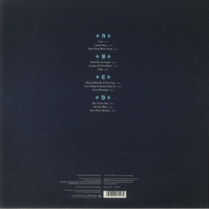 Lewis Taylor – The Lost Album (2xLP, Be With Records, 2023) Back Cover