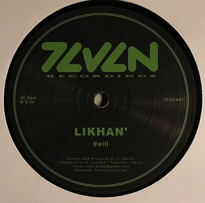 Likhan' – Terre / Uwill (12", 7even Recordings, 2008) Back Cover