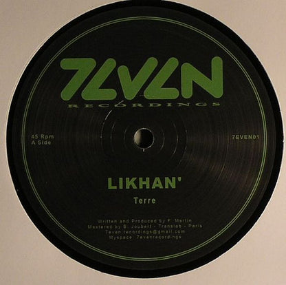 Likhan' – Terre / Uwill (12", 7even Recordings, 2008) Front Cover