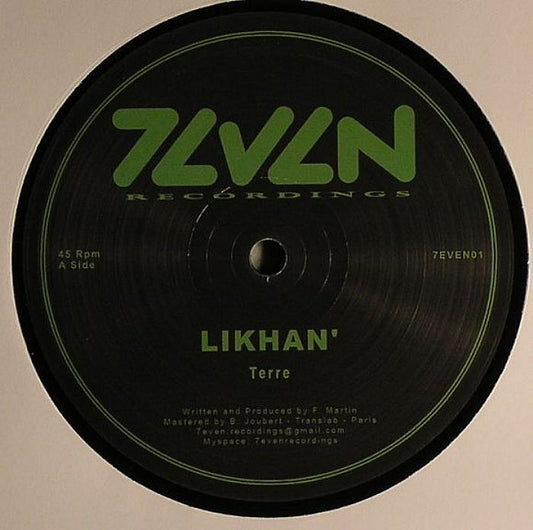 Likhan' – Terre / Uwill (12", 7even Recordings, 2008) Front Cover