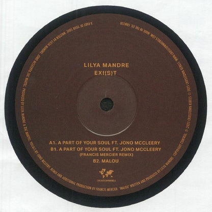 Lilya Mandre – Exi(s)t (12", Crosstown Rebels, 2025) image 02