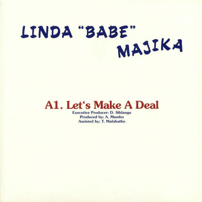 Linda "Babe" Majika / Thoughts Visions And Dreams Featuring Ray Phiri – Let's Make a Deal (12", Rush Hour, 2020) Front Cover