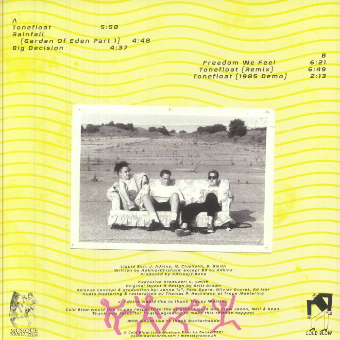 Liquid Son – Garden Of Eden (12", Cold Blow, 2025) Back Cover