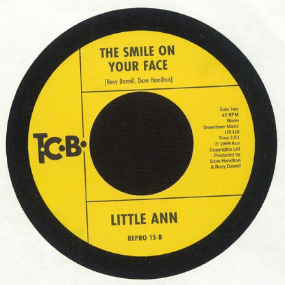 Little Ann – Who Are You Trying To Fool / The Smile On Your Face (7", Repro, 2024) Back Cover
