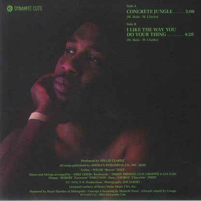 Little Beaver – Concrete Jungle / I Like The Way You Do Your Thing (7", Dynamite Cuts, 2023) Back Cover