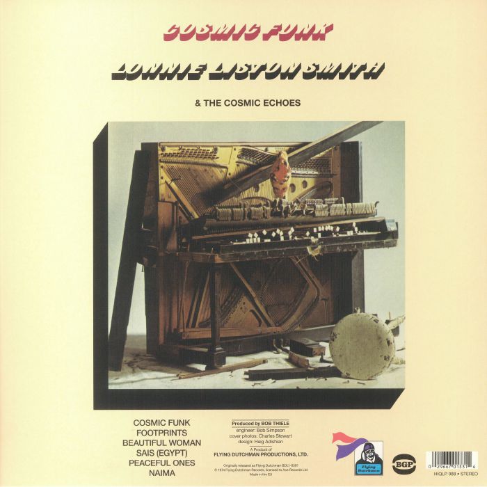 Lonnie Liston Smith & The Cosmic Echoes – Cosmic Funk (LP, Flying Dutchman, 2022) Back Cover