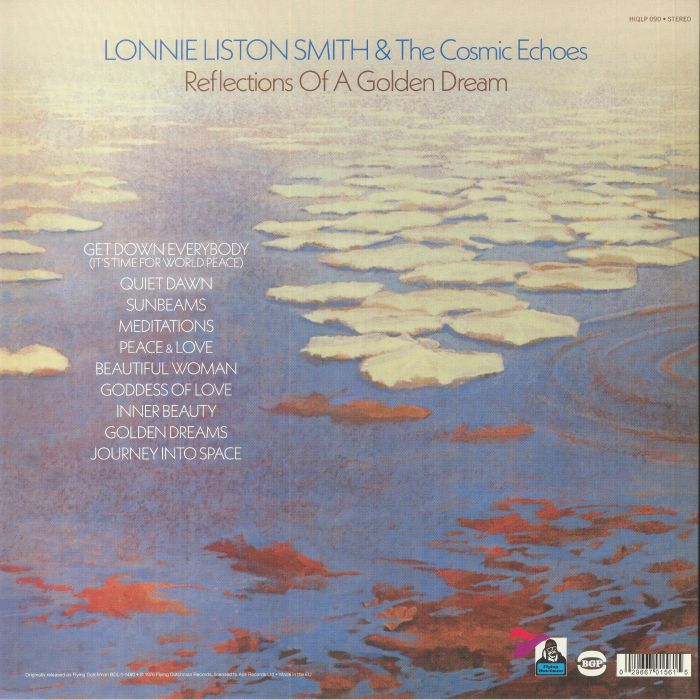 Lonnie Liston Smith & The Cosmic Echoes – Reflections Of A Golden Dream (LP, Gatefold, Flying Dutchman, 2023) Back Cover