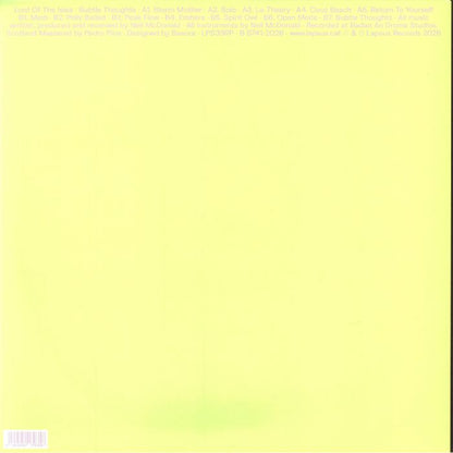 Lord Of The Isles – Subtle Thoughts (LP, Splatter, Lapsus Records, 2026) Back Cover