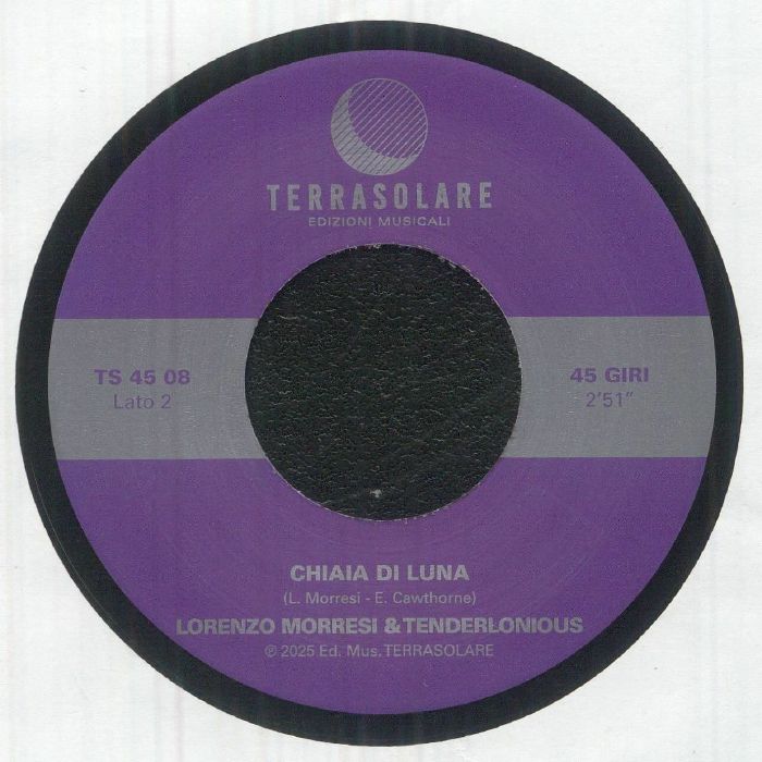 Lorenzo Morresi Tenderlonious – Scoglio Rosso (7", Terrasolare, 2025) Back Cover