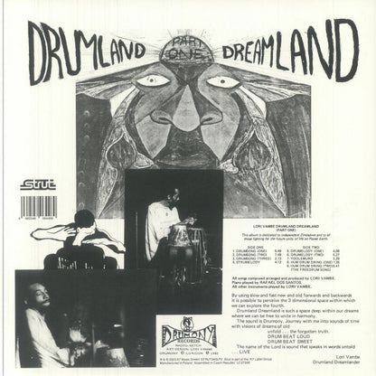 Lori Vambe – Drumland Dreamland (LP, Strut, 2025) Back Cover