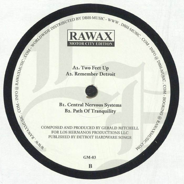 Los Hermanos – Remember Detroit (12", Rawax Motor City Edition, 2024) Back Cover
