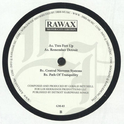 Los Hermanos – Remember Detroit (12", Rawax Motor City Edition, 2024) Back Cover
