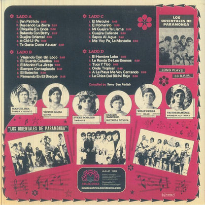 Los Orientales De Paramonga – Los Orientales De Paramonga 1972-1976 (2xLP, Analog Africa, 2026) Back Cover