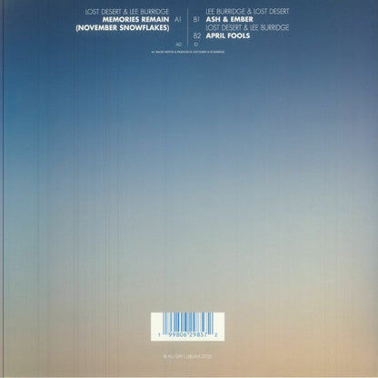 Lost Desert & Lee Burridge – November Snowflakes (12", All Day I Dream, 2025) Back Cover