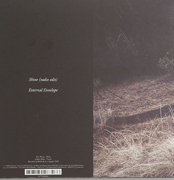 Louderbach – Shine (7", M_nus, 2009) Back Cover