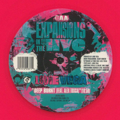 Louie Vega – Expansions In The NYC (Another Day In My Life / Deep Burnt) (12", Nervous Records, 2024) Back Cover