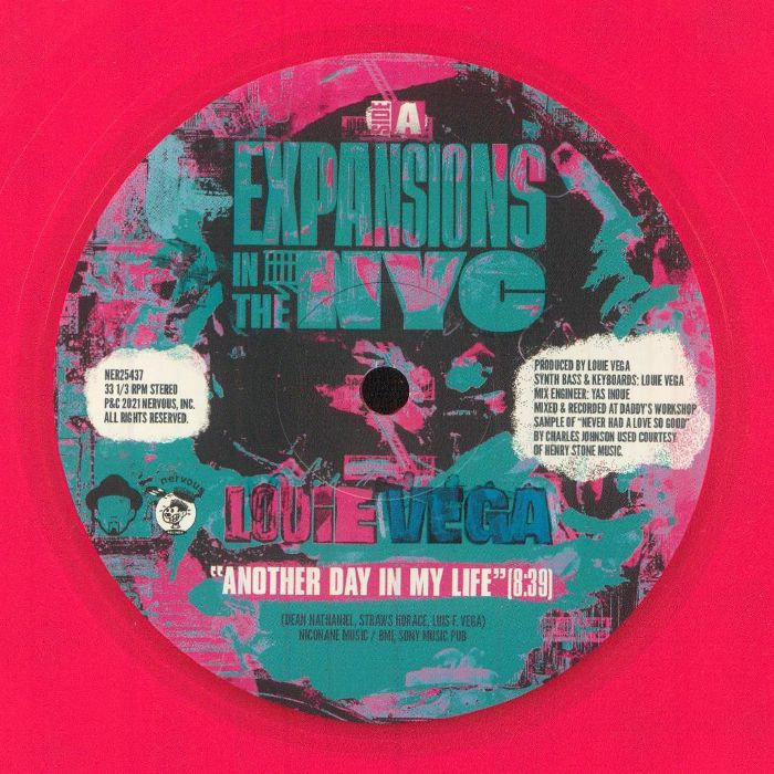 Louie Vega – Expansions In The NYC (Another Day In My Life / Deep Burnt) (12", Nervous Records, 2024) Front Cover