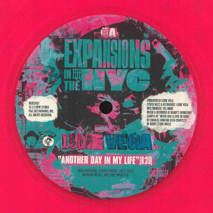 Louie Vega – Expansions In The NYC (Another Day In My Life / Deep Burnt) (12", Nervous Records, 2024) Front Cover