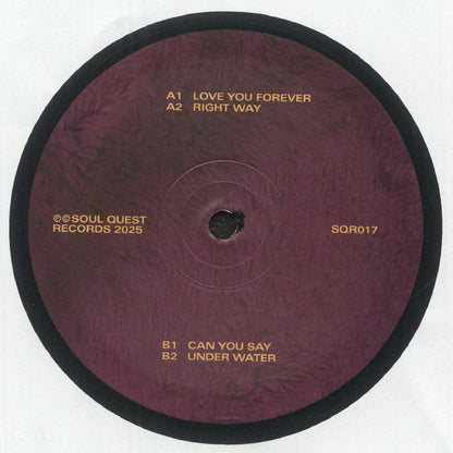 Tree Threes – Love You Forever EP (12", Soul Quest Records, 2025) Back Cover