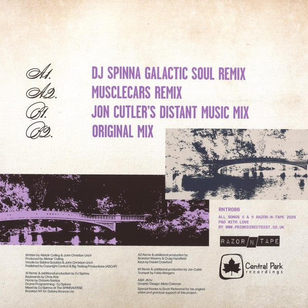 Alistair Colling Tortured Soul Sabina – When You Find Your Love... Hold On (25th Anniversary Mixes) (12", Razor-N-Tape Reserve, 2026) Back Cover