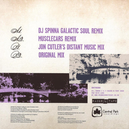Alistair Colling Tortured Soul Sabina – When You Find Your Love... Hold On (25th Anniversary Mixes) (12", Razor-N-Tape Reserve, 2026) Back Cover