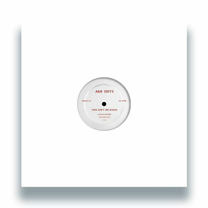 Loveface / Misiu – This Is Ain't No Disco / Tarot (12", A&R Edits, 2026) Front Cover
