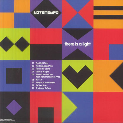 Lovetempo – There Is A Light (LP, lovetempo, 2026) Back Cover