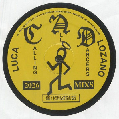 Luca Lozano – Calling All Dancers Remixes EP (12", Klasse Wrecks, 2026) Back Cover