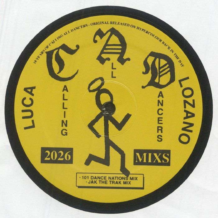 Luca Lozano – Calling All Dancers Remixes EP (12", Klasse Wrecks, 2026) Front Cover