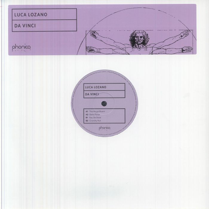 Luca Lozano – Da Vinci (12", Phonica Records, 2026) Front Cover