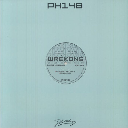 Luca Lozano & Mr. Ho –  Wrekons (12", Phantasy Sound, 2025) front cover