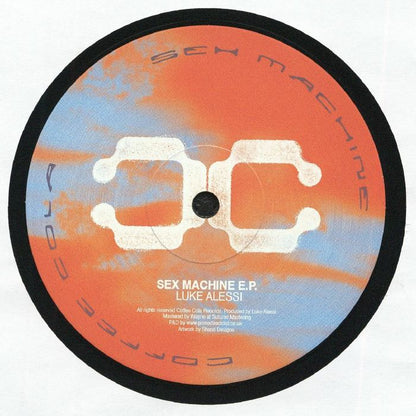 Luke Alessi – Sex Machine E.P. (12", Coffee Cola, 2026) Back Cover