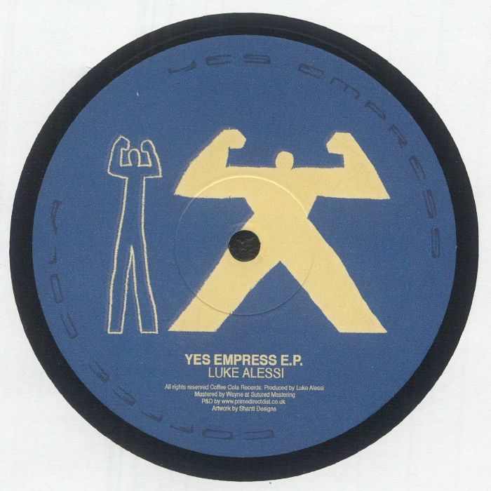 Luke Alessi – Yes Empress E.P. (12", Coffee Cola, 2026) Back Cover