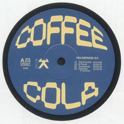 Luke Alessi – Yes Empress E.P. (12", Coffee Cola, 2026) Front Cover