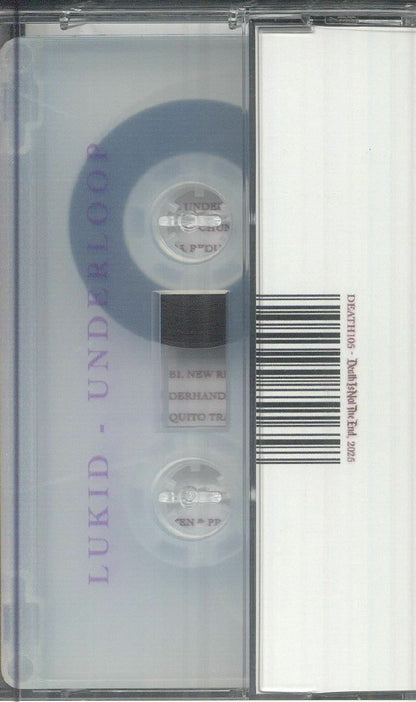 Lukid – Underloop (Cassette, Death Is Not The End, 2025) back cover