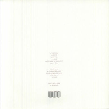 Lukid – Underloop (LP, Transparent, Death Is Not The End, 2025) back cover