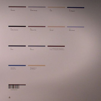 Lusine – The Waiting Room (2xLP, Ghostly International, 2013) Back Cover