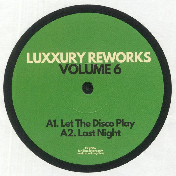 Luxxury – Luxxury Reworks Volume 6 (12", Expensive Sounding Music, 2023) Front Cover