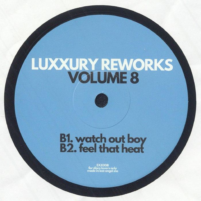 Luxxury – Luxxury Reworks Volume 8 (12", Expensive Sounding Music, 2025) Back Cover