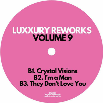 Luxxury – Luxxury Reworks Volume 9 (12", Exxpensive Sounding Music, 2026) Back Cover