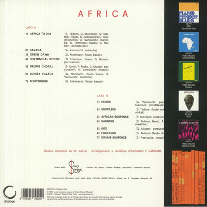 M. Zalla – Africa (LP, Dialogo, 2021) Back Cover