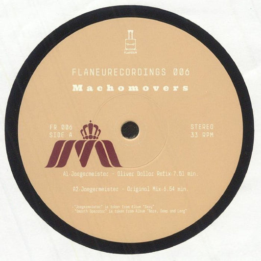 Machomovers – Jaegermeister (12", Flaneurecordings, 2022) Front Cover