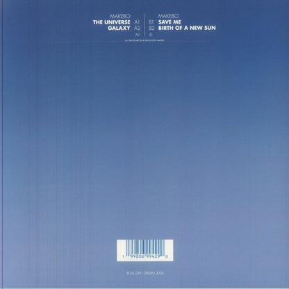 Makebo – The Universe EP (12", All Day I Dream, 2026) Back Cover