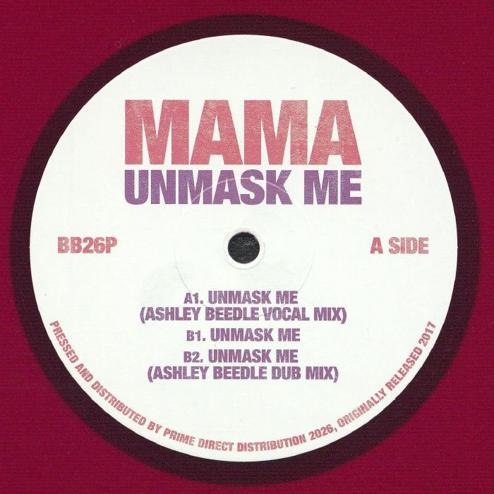 Mama – Unmask Me (12", Purple, Batty Bass, 2026) Front Cover