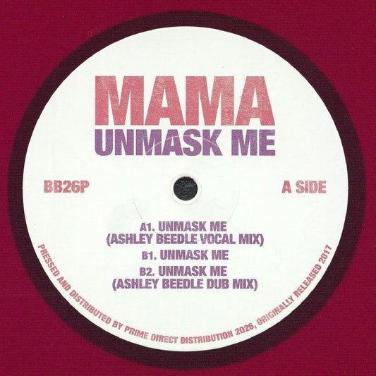 Mama – Unmask Me (12", Purple, Batty Bass, 2026) Front Cover
