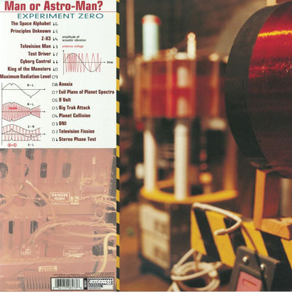 Man Or Astro-Man? – Experiment Zero (12", Orange vinyl, Touch And Go, 2026) Back Cover