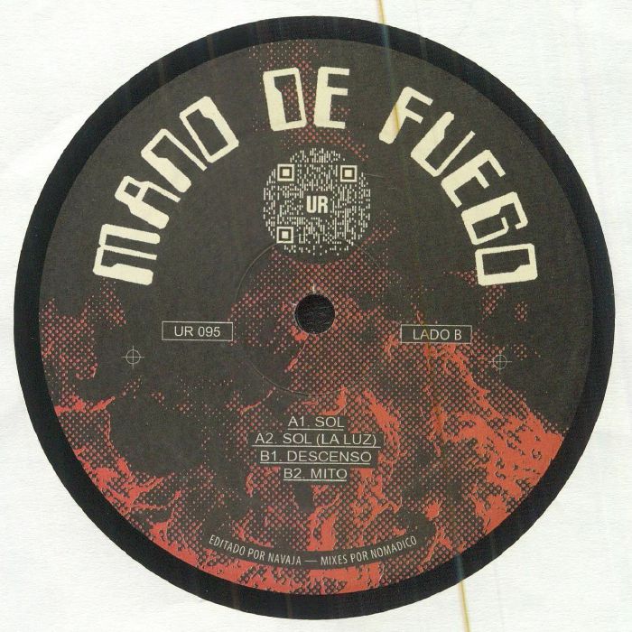 Mano De Fuego – UR Presenta Mano De Fuego (12", Underground Resistance, 2022) Back Cover