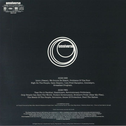 Marc Mac – All Power To The People (LP, 180gram, Omniverse, 2026) Back Cover