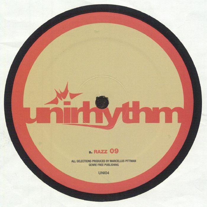 Marcellus Pittman – Loneliness Leave Me Alone / Razz 09 (12", Unirhythm, 2025) Back Cover